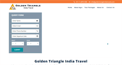 Desktop Screenshot of goldentriangleindiatravel.com